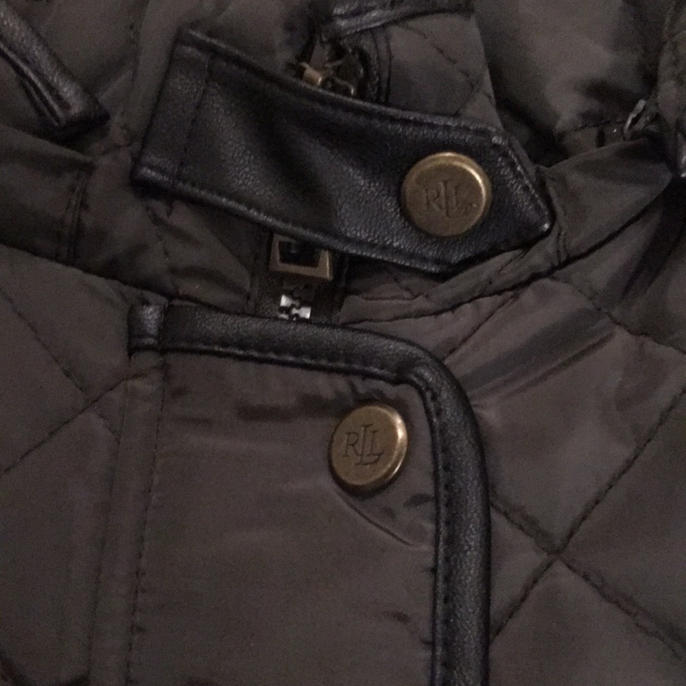 NWT Lauren Ralph Lauren Quilted Hooded Jacket XS - Picture 5 of 11